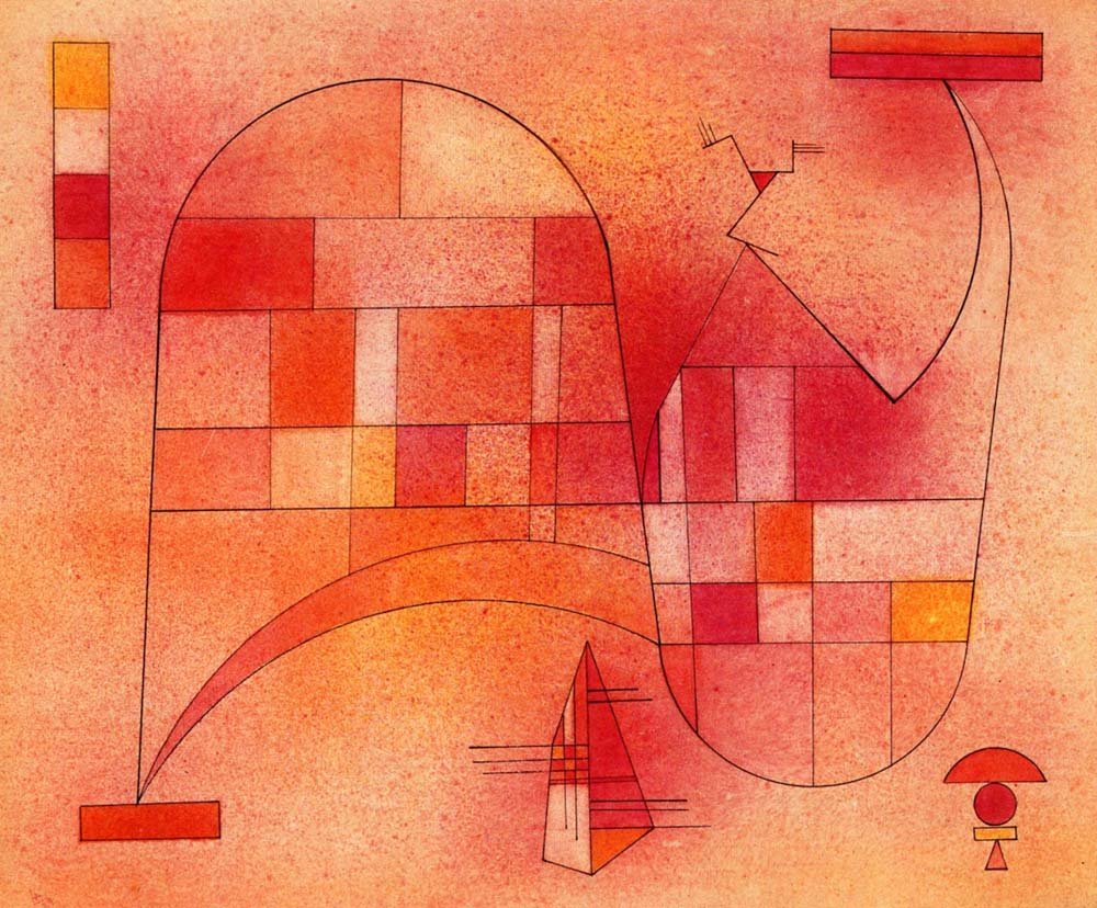 Yellow Pink - Wassily Kandinsky -1929 by Wassily Kandinsky, 23x16"( A2 size ) Poster Print