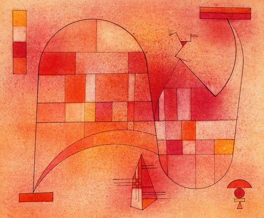 Yellow Pink - Wassily Kandinsky -1929 by Wassily Kandinsky, 23x16"( A2 size ) Poster Print