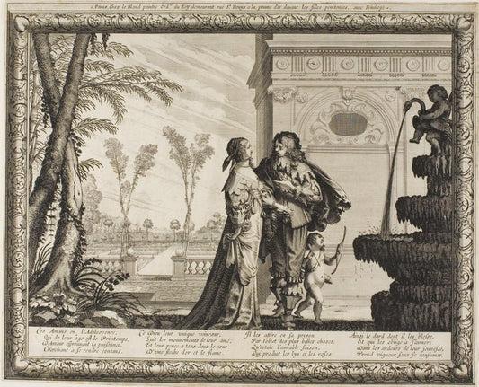 Youth, from The Four Ages of Man by  Abraham Bosse,23x16"( A2 size ) Poster Print