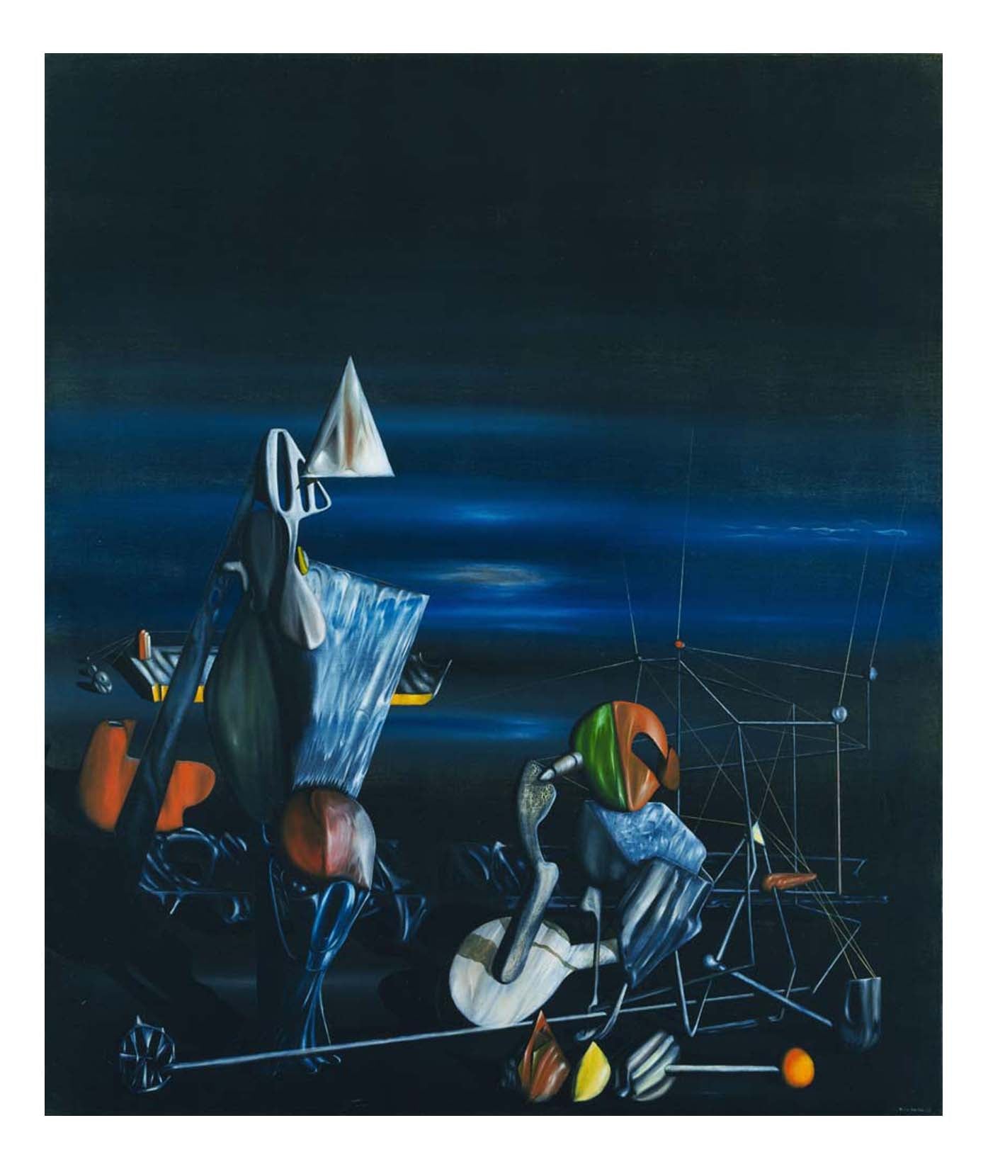 Yves Tanguy - Slowly Toward the North, 16x12" (A3) Poster Print