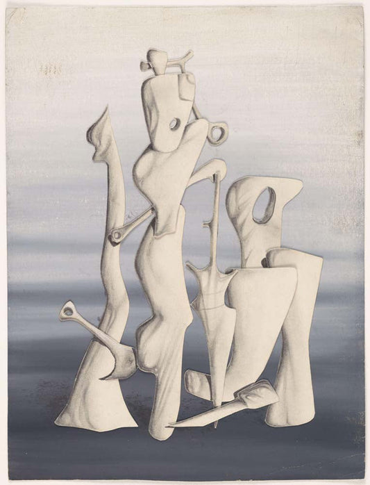 Yves Tanguy - The Great Mutation, vintage art, modern poster print