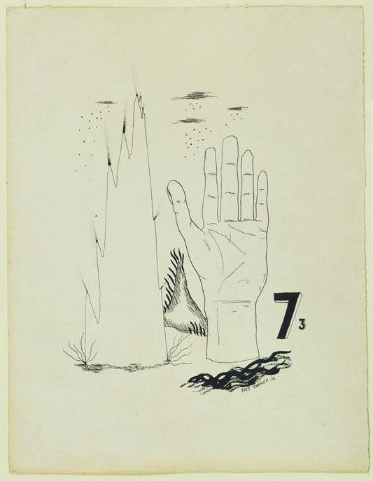 Yves Tanguy - Untitled, vintage art, modern poster print