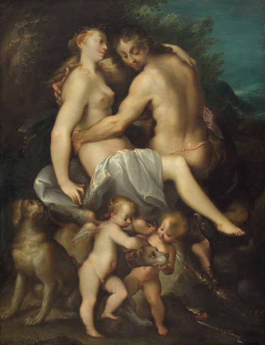 Zeus and Callisto, vintage artwork by Joseph Heintz the Elder, A3 (16x12") Poster Print