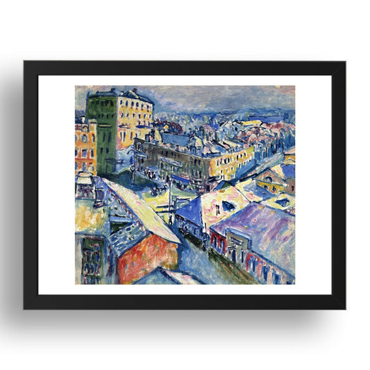 Zugovskaya Square 1916 by Wassily Kandinsky, 17x13" Frame